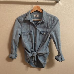 Old Navy Chambray Shirt - Womens Size XS